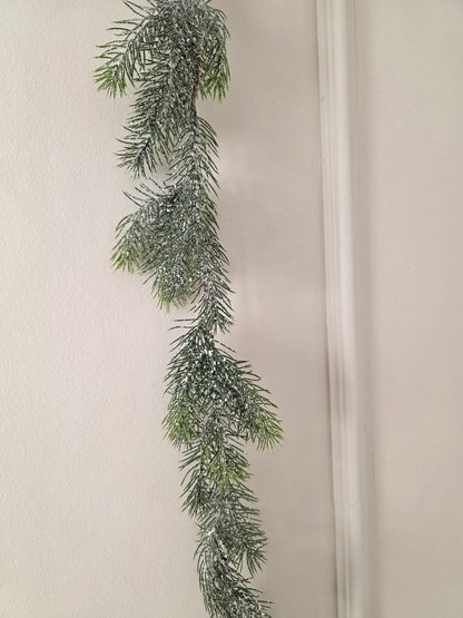 Grangirlang med frost 180 cm