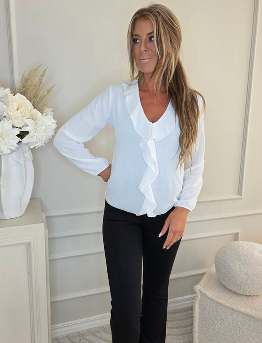 Topp, Blus Vit