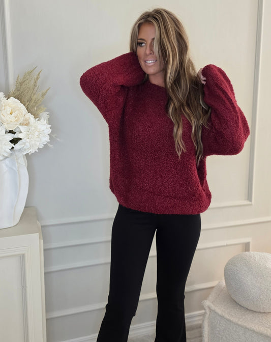 Tröja Leonie Vinröd