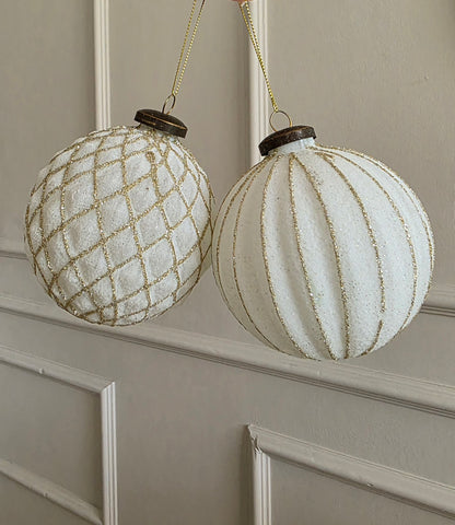 Julkula Snö Vit Mix
Ø10 cm 2-pack