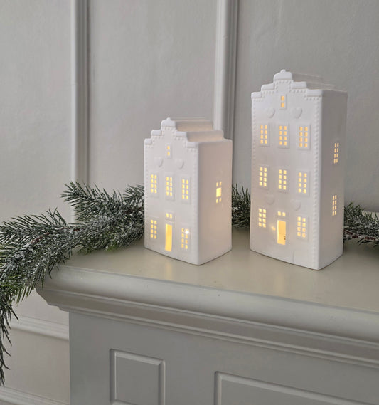 Bordsdekoration VINTER 16 cm Ledbelysning