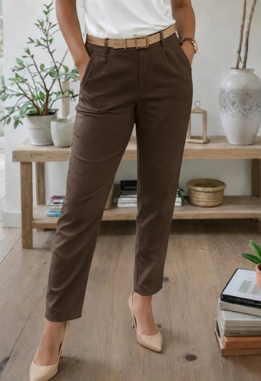 Snygga och eleganta magiska joggingbyxor Brun