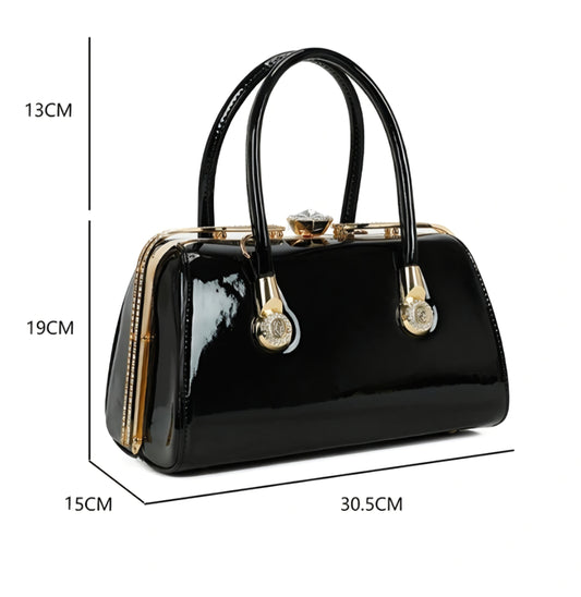 Gallantry Shiny Handbag Svart