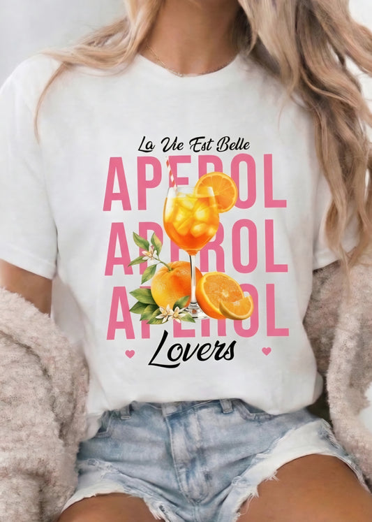 Aperol t-shirt 100 % bomull