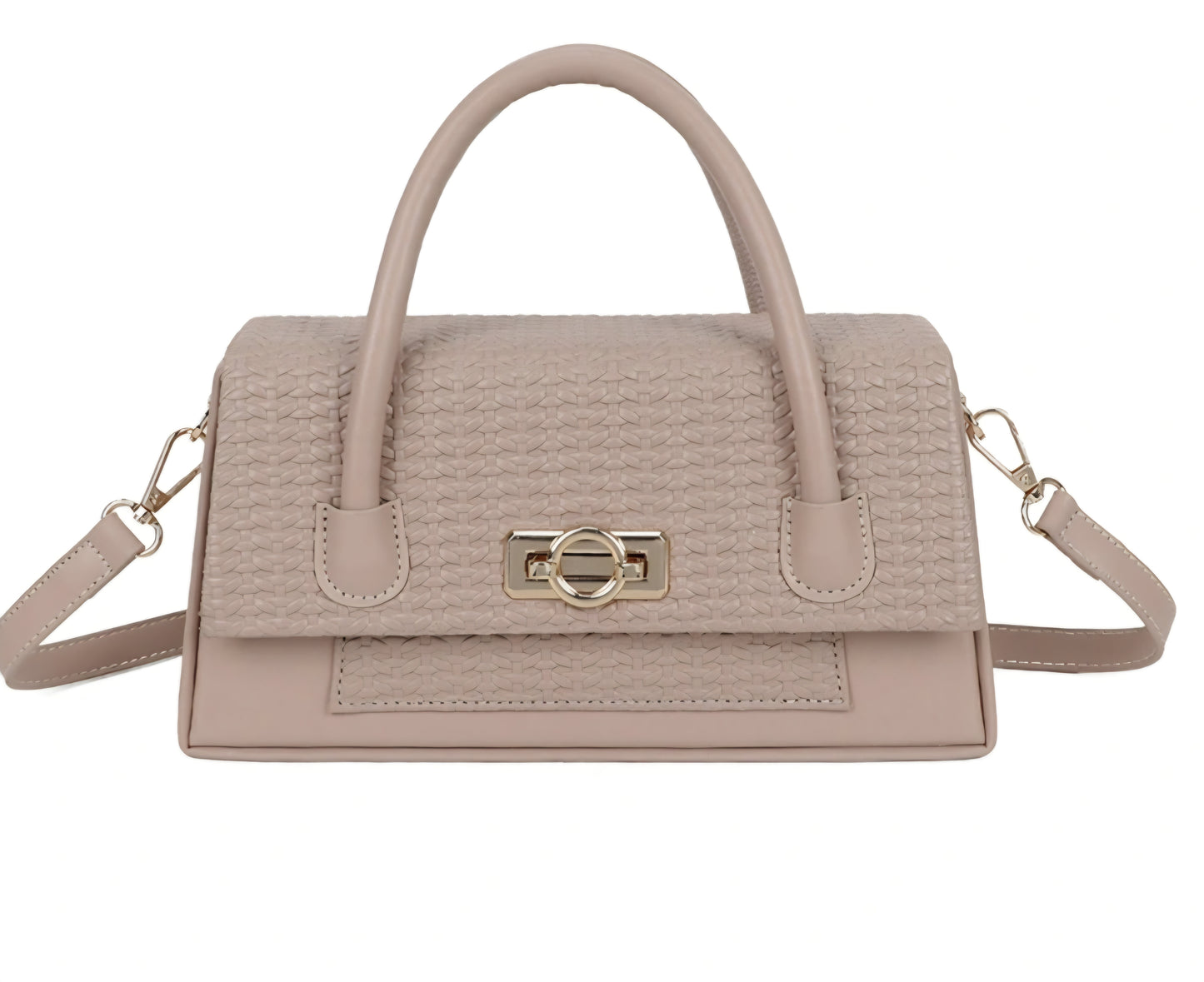 Gallantry Flätad Handväska Taupe