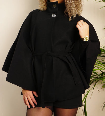 Poncho Kappa Elle Svart