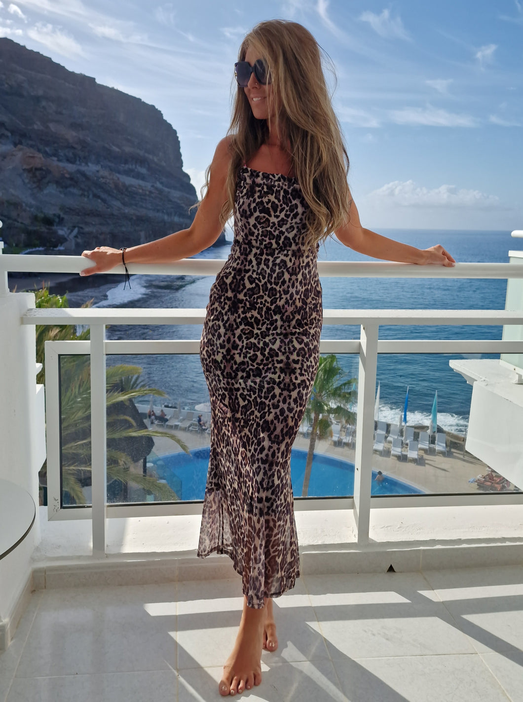 Klänning Larisi Leopard