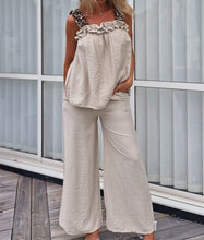 Ladda upp bild till gallerivisning, Leopard top and pants BEIGE
