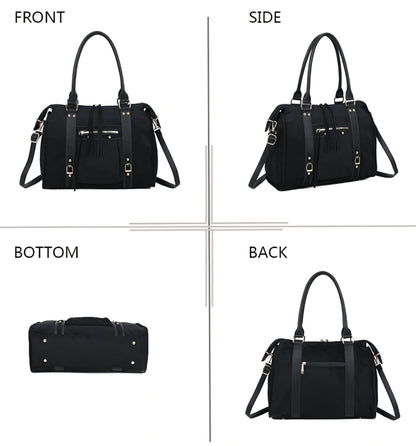 Gallantry tote-väska i mocka Svart