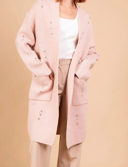 Cardigan Rosa Mysig