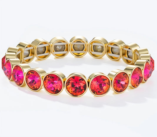 Elastiskt armband Cerise Nickelfritt