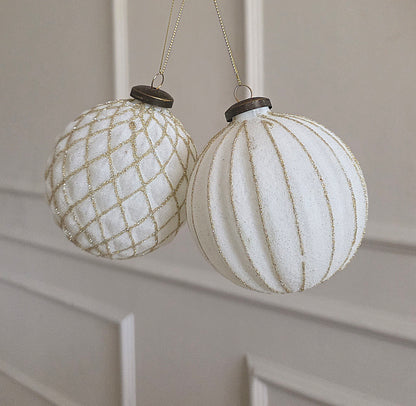 Julkula Snö Vit Mix
Ø10 cm 2-pack