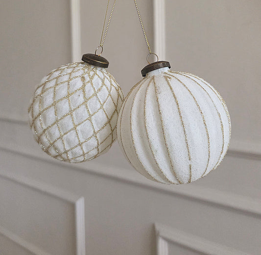 Julkula Snö Vit Mix
Ø10 cm 2-pack