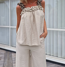 Ladda upp bild till gallerivisning, Leopard top and pants BEIGE
