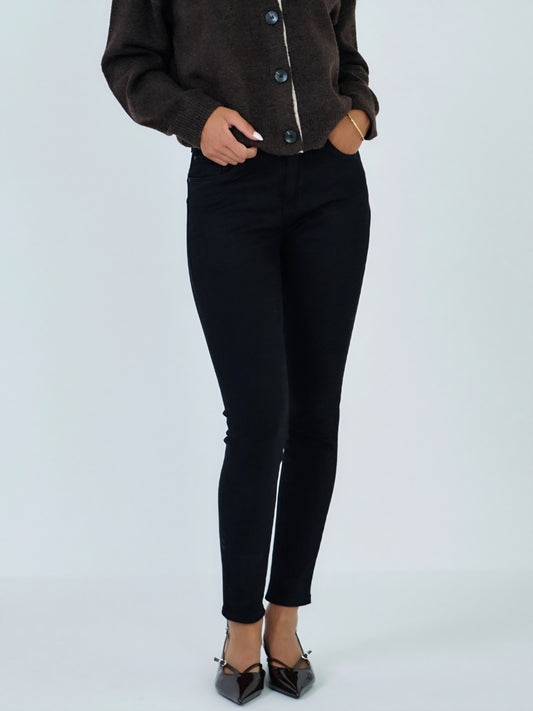 Skiny jeans (Push-up) svart