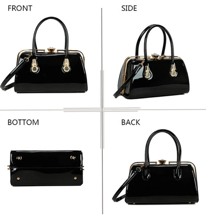 Gallantry Shiny Handbag Svart