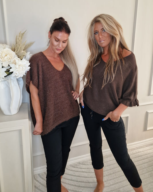 Topp Sienna Brun