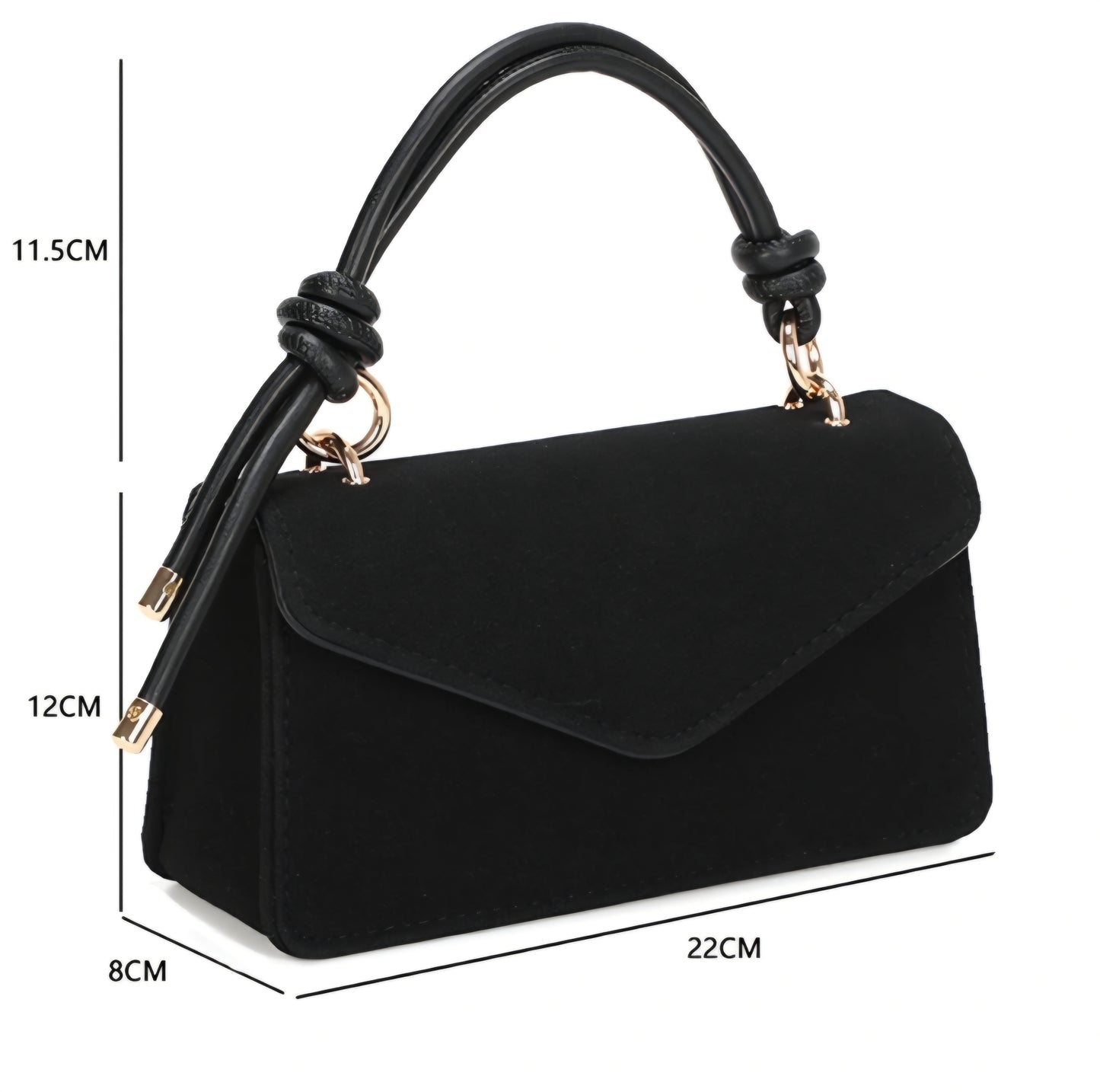 Gallantry mockahandväska Svart