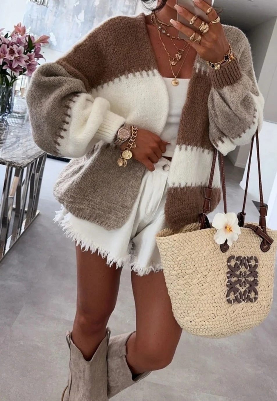 Ultramjuk Cardigan Brun