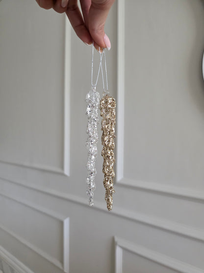 Hänge Istapp
15 cm Silver