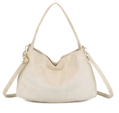 Gallantry Stor Mockahandväska Beige