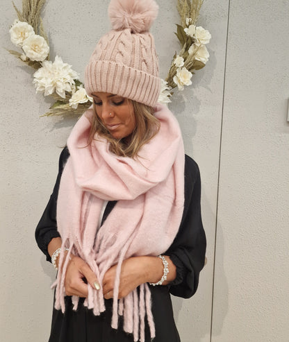 Halsduk Fransar Rosa