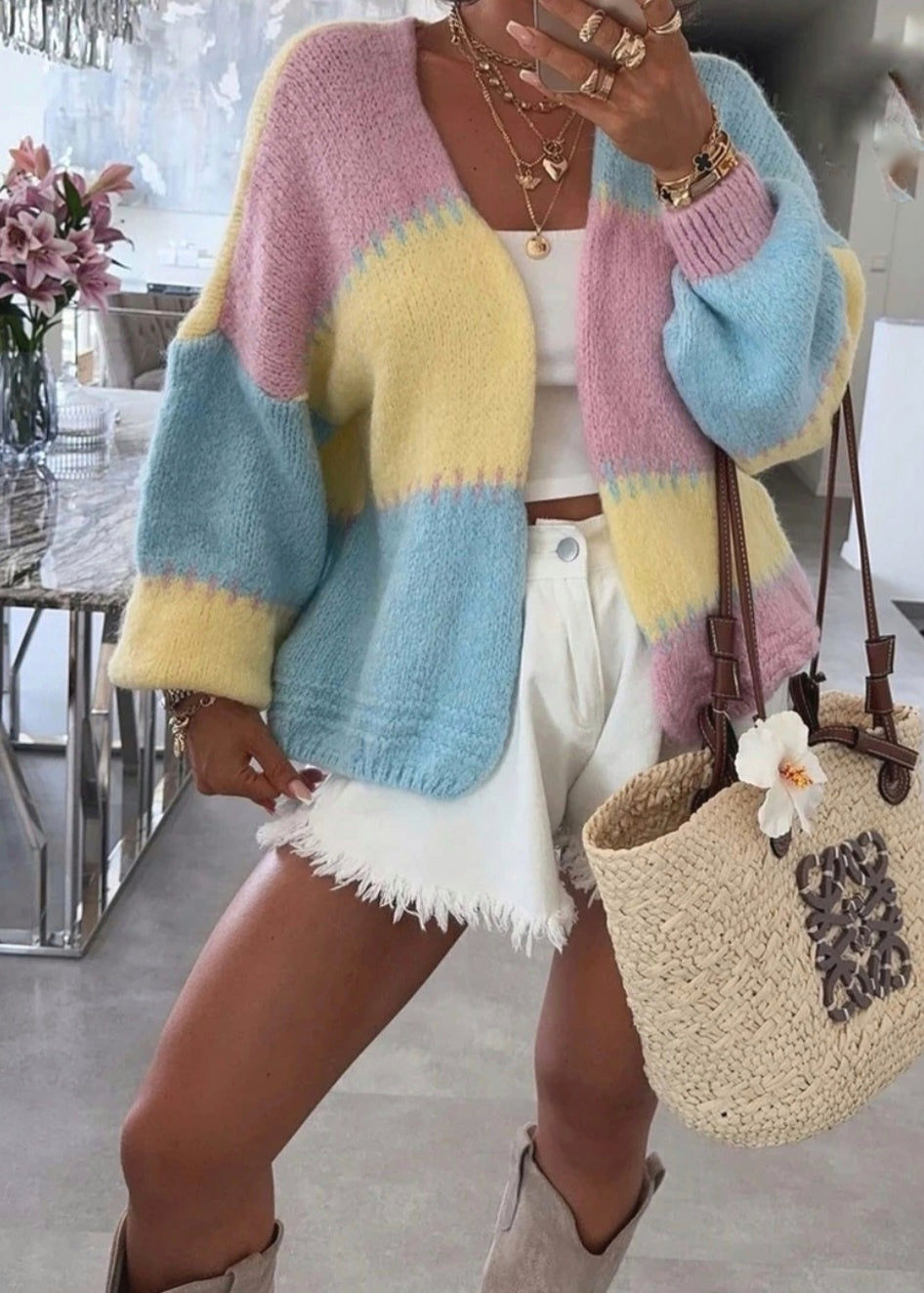 Ultramjuk Cardigan pastell
