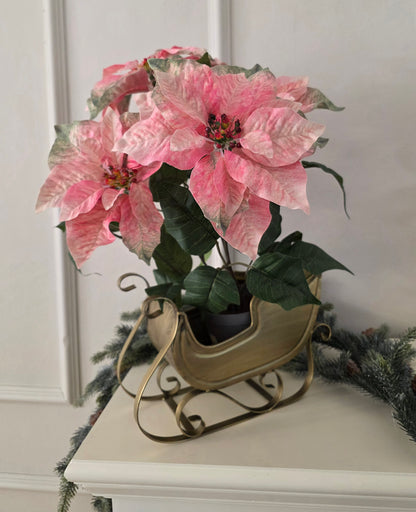 Dekoration Släde Antik Mässing
25 cm