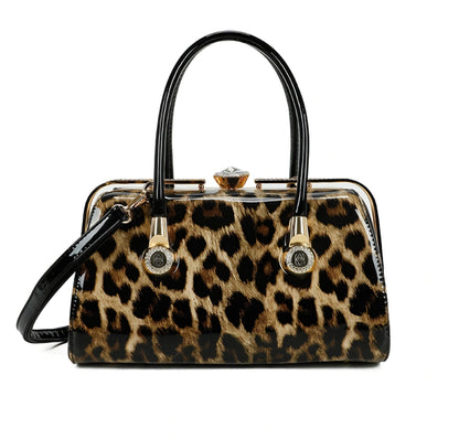 Gallantry Shiny Handbag Leopard