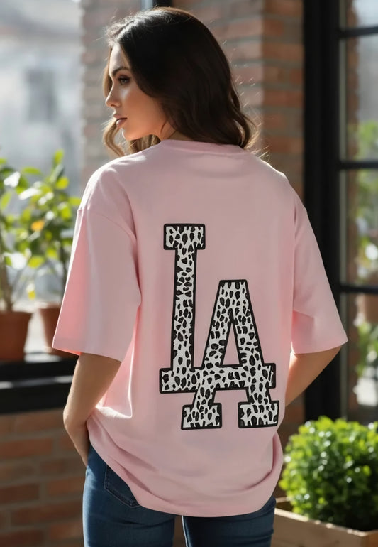 Bomulls-T-shirt  L.A Rosa