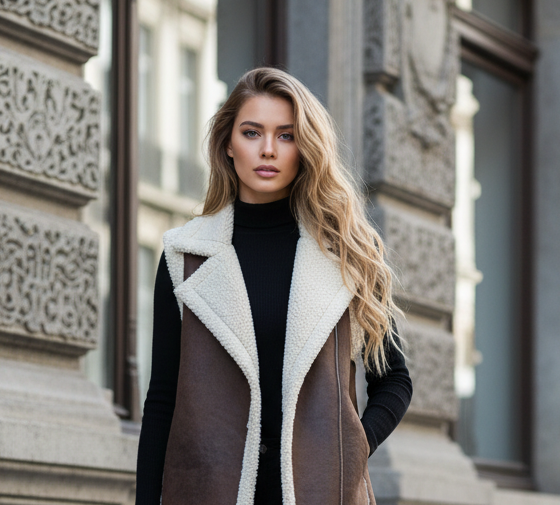 AMIRA Väst Mörkbrun