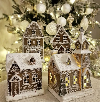 Pepparkakshus Ledbelysning 21 cm