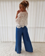 Ladda upp bild till gallerivisning, Byxor Jeanslook Lyocell Mörk
