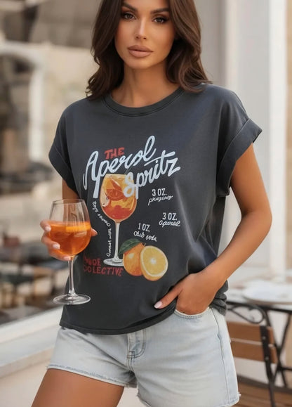 T-shirt Drink Grå