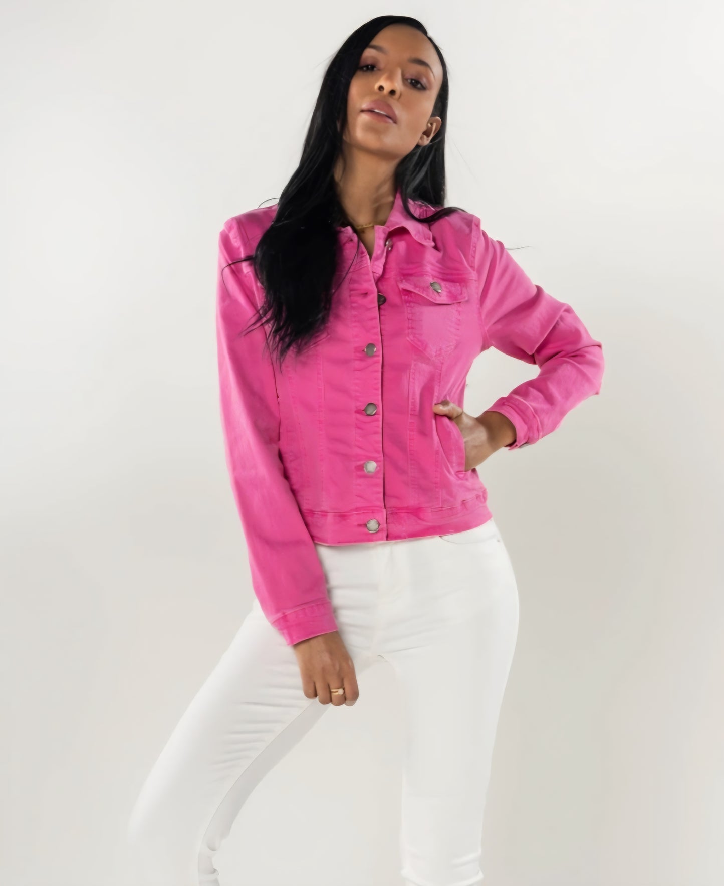 Klassisk stretch jeansjacka Cerise