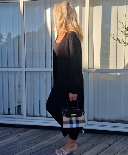 Cardigan lång Penny Svart