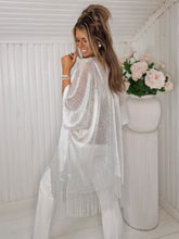 Load image into Gallery viewer, Kimono Glitter Vit
