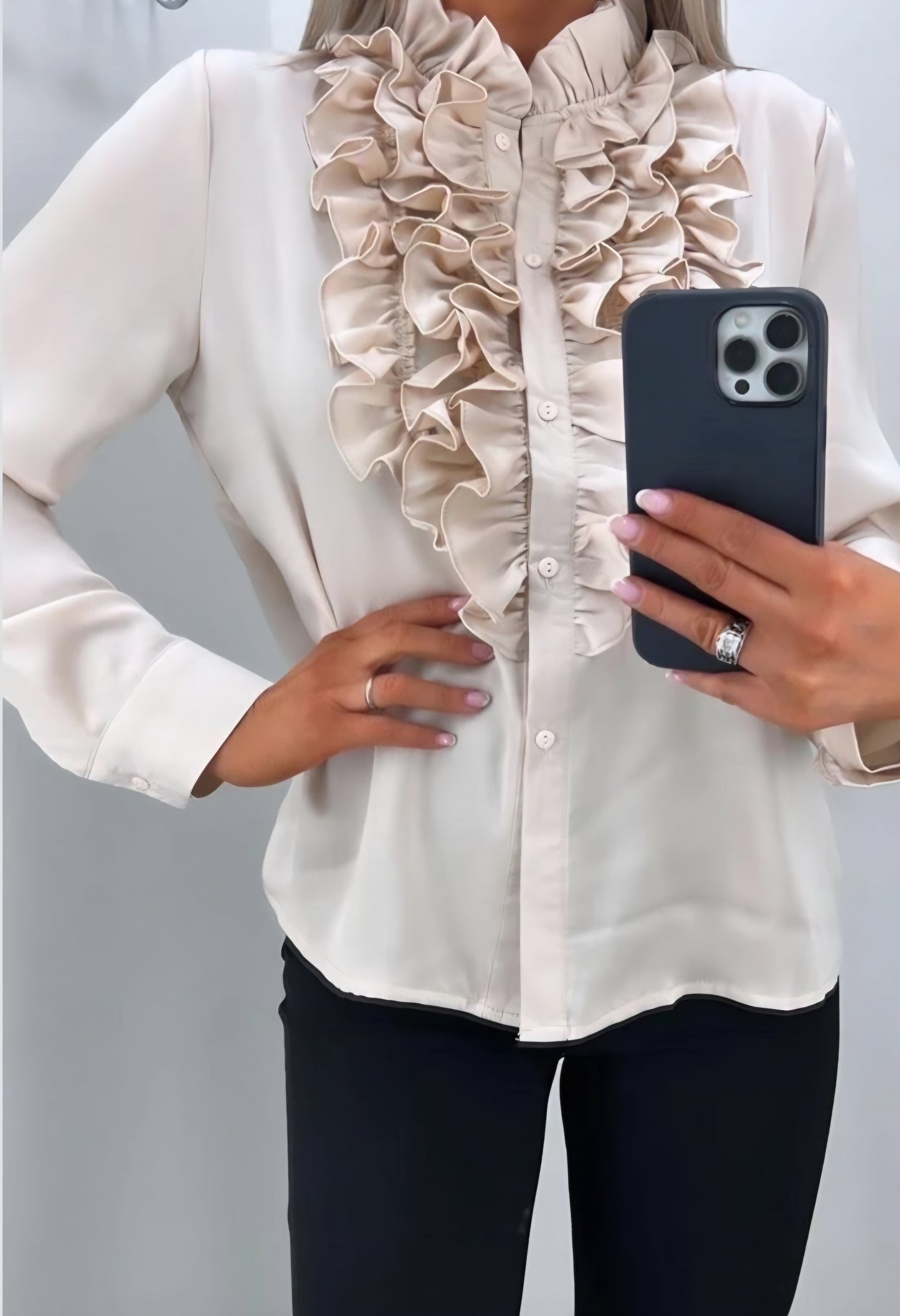 Blus Ebba Beige