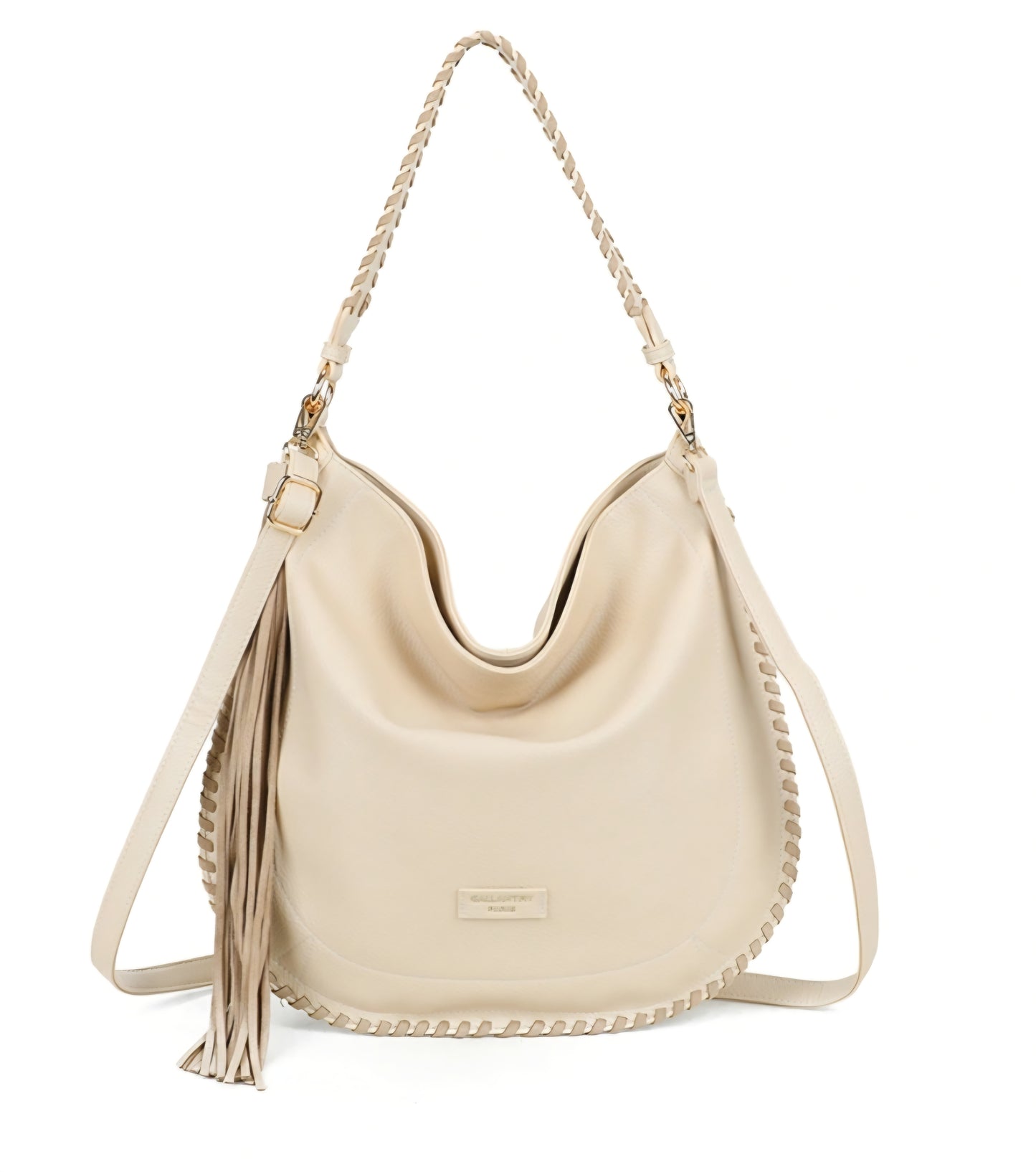 Gallantry flätad handväska Beige