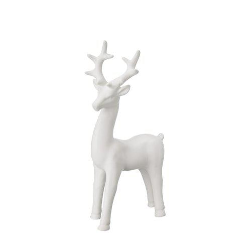 Hjort porslin Vit 24 cm