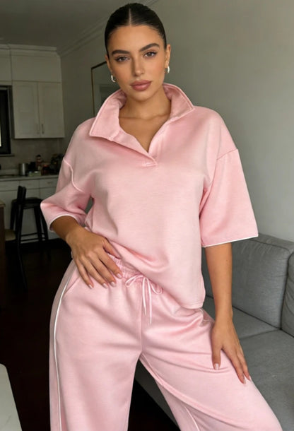 Casual Set med t-shirt+byxor