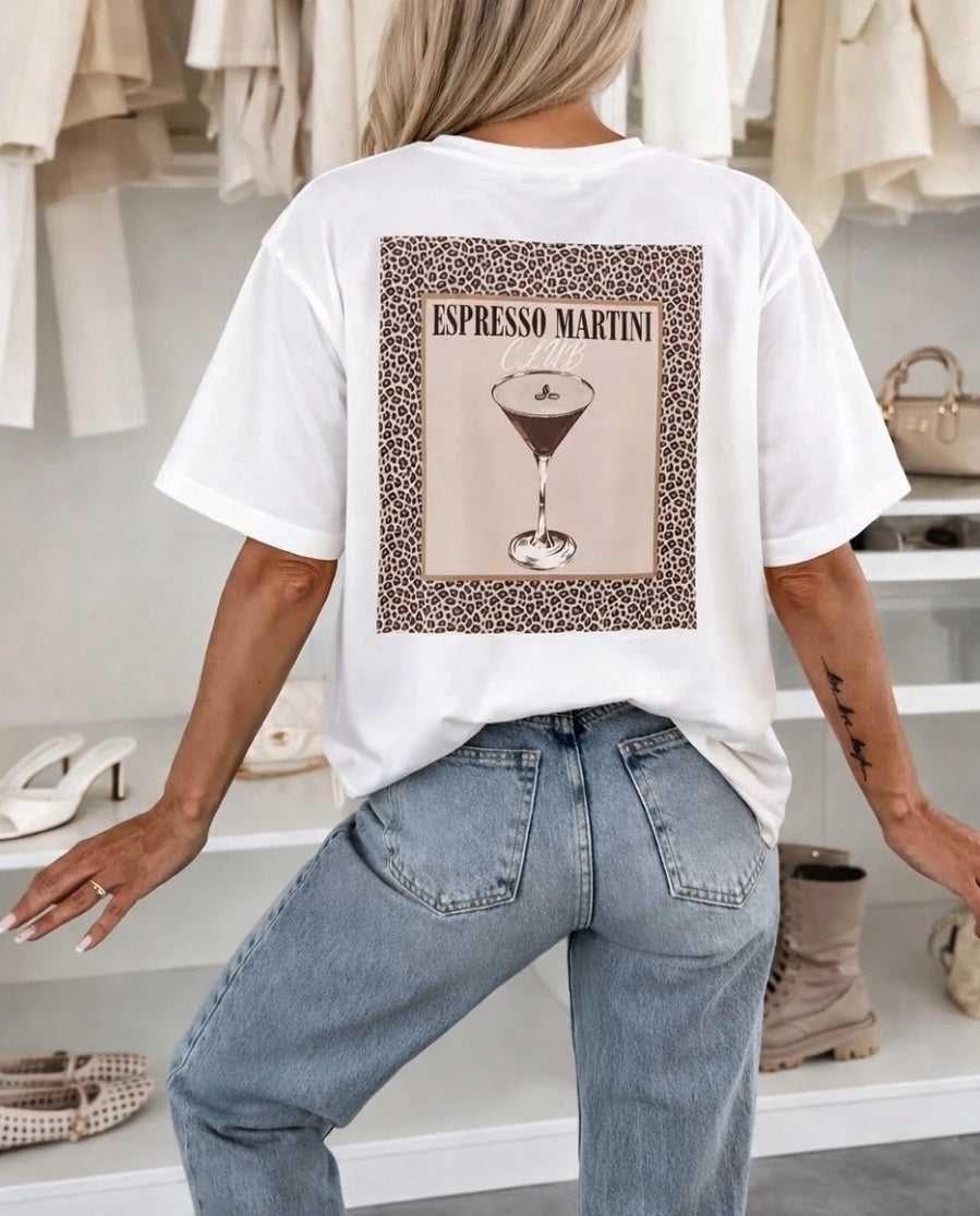 Trendig bomulls-t-shirt Martini