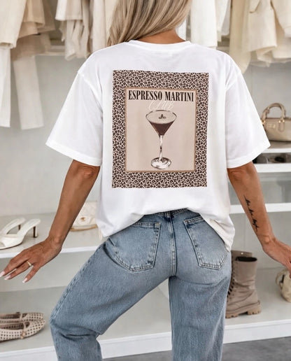 Trendig bomulls-t-shirt Martini