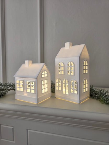 Inomhusdekoration belysning Vinter 22 cm Timer