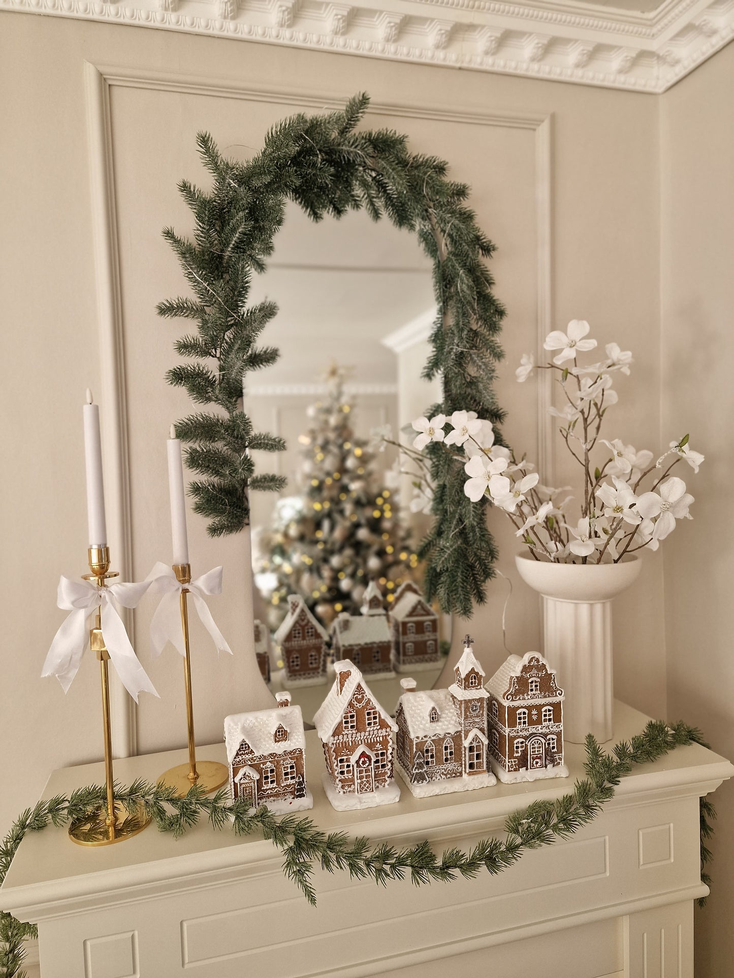 Pepparkakskyrka Ledbelysning 23 cm