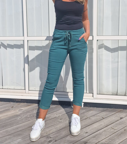 Pantalón milagro liso camel claro