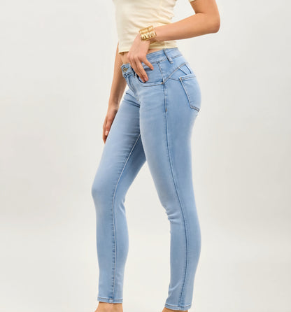 Toxik superstretchiga push-up joggingjeans
