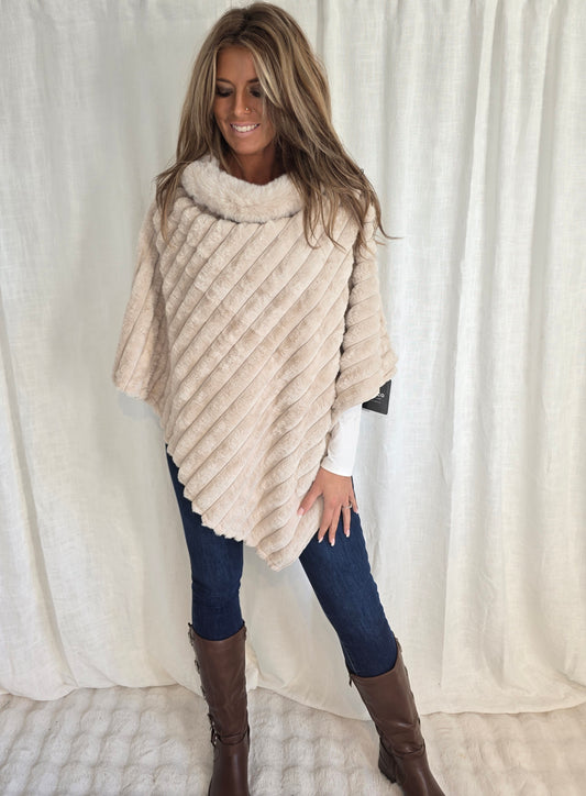 Poncho Beige