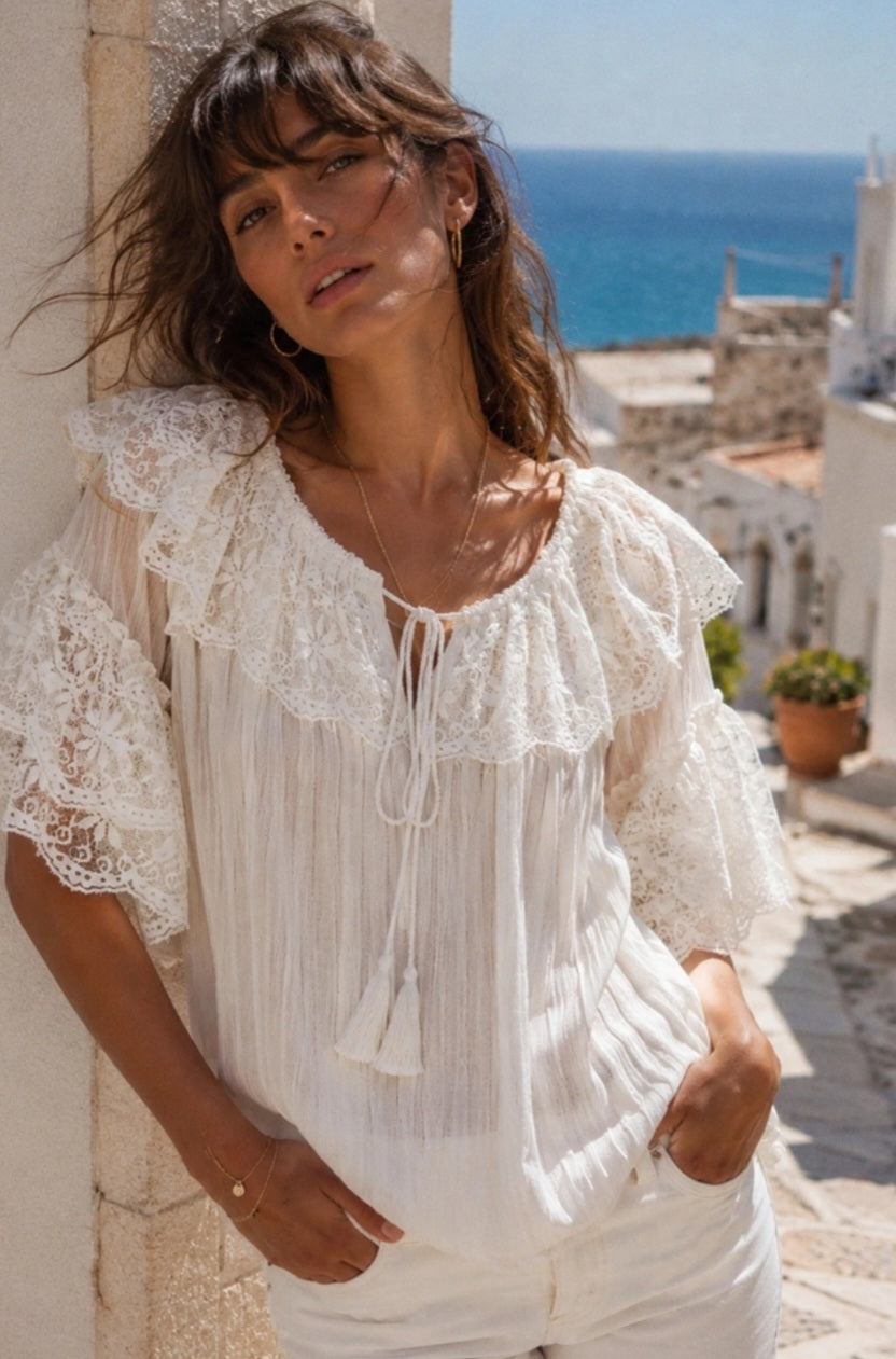 Chic topp Vit