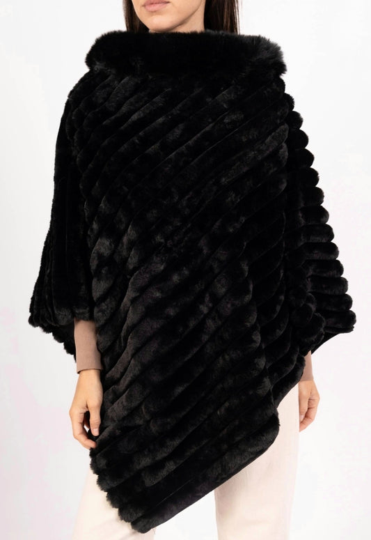Poncho Svart